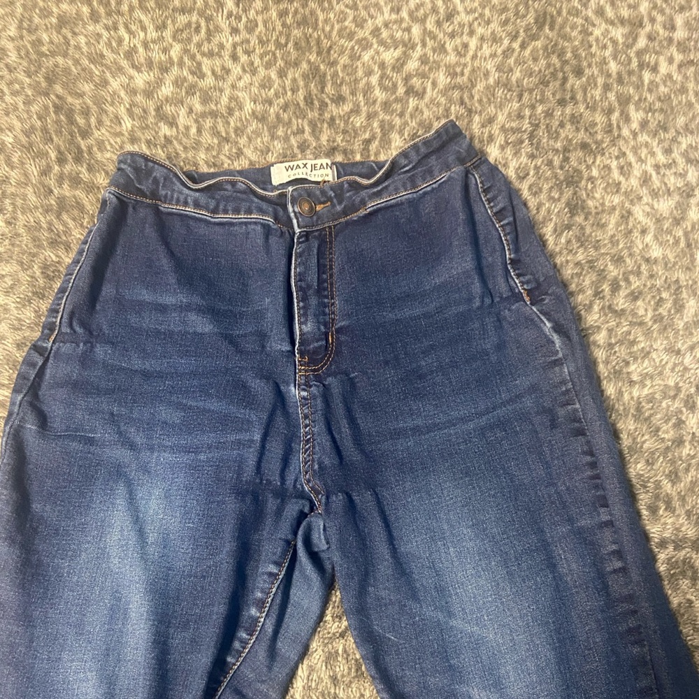 Dark Denim Bell Bottom Jeans